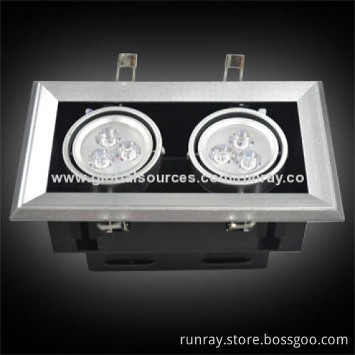 6W LED Cabinet Light, AC85-265V Epistar/Bridgelux Chip 90-110lm/W, 72-hour Aging Time CE ISO9001